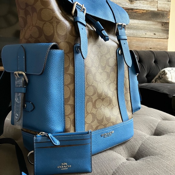 Brand new with tags Coach Backpack and keychain wallet - Picture 6 of 7